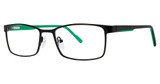 Giovani di Venezia Eyeglasses UNDERCOVER Matte Black/Green
