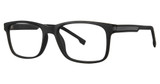 Modern Plastics I Eyeglasses ASSOCIATE Black Matte/Grey