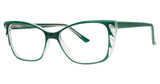 Modern Plastics II Eyeglasses MAEVE Teal/Crystal
