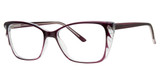 Modern Plastics II Eyeglasses MAEVE Plum/Crystal