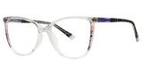 Modern Plastics II Eyeglasses GLEAMING Crystal/Lilac