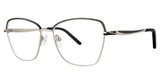 Genevieve Boutique Eyeglasses TOPIC Black/Silver