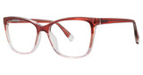 Modern Plastics II Eyeglasses EASYGOING Cherry Crystal