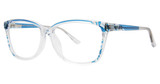 Modern Plastics II Eyeglasses ORIGIN Blue Crystal