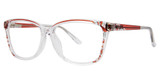 Modern Plastics II Eyeglasses ORIGIN Red Crystal