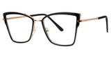 Genevieve Paris Design Eyeglasses CATALINA Black/Gold