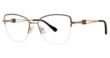 Modern Art Eyeglasses A628 Black/Gold