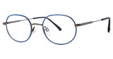 Modern Metals Eyeglasses CHUMMY Gunmetal/Blue