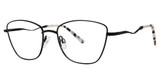 Modern Metals Eyeglasses BRYNLEE Black/White Marble