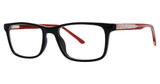 ModZ Kids Eyeglasses GO FISH Black/Red/Crystal