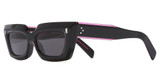 Cutler and Gross CGSN140851 PINK ON BLACK/001