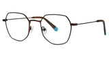 Original Penguin Eyeglasses The Riley Tigers Eye/TI