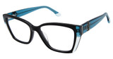 Champion Eyeglasses LOOK BLACK/TEAL/C01