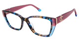 Champion Eyeglasses LOOK BLUE PINK TORT/C03