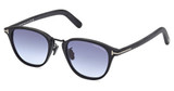 Tom Ford Eyeglasses FT1049-D matte black / gradient blue/02W