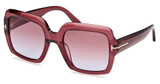Tom Ford Eyeglasses FT1082 shiny red / violet/66Y
