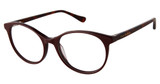 Isaac Mizrahi New York Eyeglasses IM 30081 Burgundy/BU