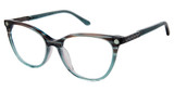 Ann Taylor Eyeglasses AT350CP TEAL GRADIENT/C02
