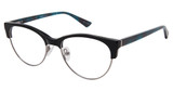 Ann Taylor Eyeglasses AT353 BLACK SILVER/C01