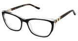 Ann Taylor Eyeglasses ATP832 BLACK/CRYSTAL/C01