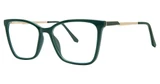 Modern Times Eyeglasses ATTENTION Emerald/Gold
