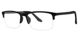 Modern Times Eyeglasses HOLDEN Black Matte/Grey