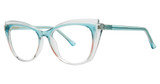 Modern Plastics II Eyeglasses DULCE Blue Crystal/Pink