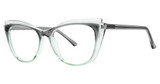 Modern Plastics II Eyeglasses DULCE Grey Crystal/Green