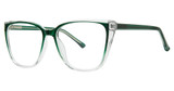 Modern Plastics II Eyeglasses SABRINA Green/Crystal Fade