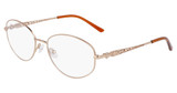 Marchon NYC Eyeglasses TRES JOLIE 206 TAUPE/204