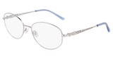 Marchon NYC Eyeglasses TRES JOLIE 206 SILVER/040