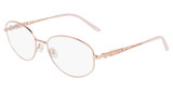 Marchon NYC Eyeglasses TRES JOLIE 206 ROSE GOLD/770