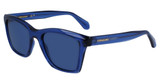 Ferragamo Eyeglasses SF2001S TRANSPARENT BLUE/432