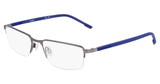 Flexon Eyeglasses FLEXON E1146 SATIN GUNMETAL/ NAVY/073