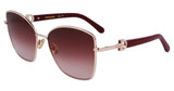 Ferragamo Eyeglasses SF312SR ROSE GOLD/WINE GRADIENT/773