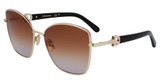 Ferragamo Eyeglasses SF312SR GOLD/BROWN GRADIENT/745