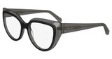 Ferragamo Eyeglasses SF2984 TRANSPARENT GREY/BLACK/024