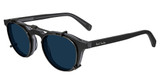 Paul Smith Eyeglasses PS24611CLIP-ON KEYES BLACK/TRANSPARENT GREY/001