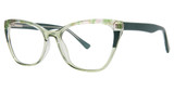Modern Times Eyeglasses JORDYN Sage Crystal