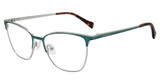 Lucky Brand Eyeglasses VLBDK14 Teal 0TEA