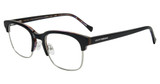 Lucky Brand Eyeglasses VLBDK22 Navy Havana NVSV