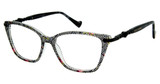 BETSEY JOHNSON Eyeglasses DEBUTANTE Black/BLK