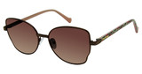 BETSEY JOHNSON Eyeglasses FLY GIRL Brown/BRN