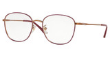 Vogue® Eyeglasses VO4124D TOP BORDEAUX/MATTE ROSE/5089