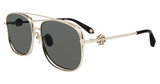 Roberto Cavalli Eyeglasses SRC059M Shiny Light Gold 0594