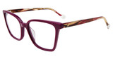 Yalea Eyeglasses VYA134 Shiny Cyclamen 09MA