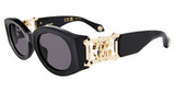 Roberto Cavalli Eyeglasses SRC064 Shiny Black 0700