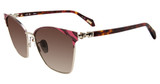 Just Cavalli Eyeglasses SJC093 Shiny Light Gold w/Colored Parts 0492