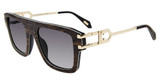 Just Cavalli Eyeglasses SJC096 Shiny Black/Python 07TZ