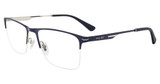 Police Eyeglasses VPLN18 Matte Blue 0696